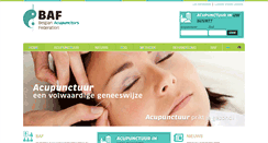 Desktop Screenshot of acupunctuur-baf.be